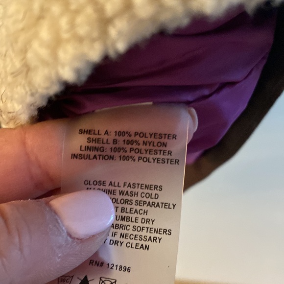 COPY - Title Nine Part Fleece Hooded Jacket Med - Picture 4 of 4